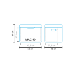 Mestic MAC-40 3 Way Camping Fridge -Vango || Kampa || Outwell Sales Store 100 1503620