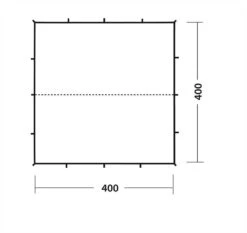 Robens Tarp X 4m 11 Robens Tarp X 4m -Vango || Kampa || Outwell Sales Store 130186 Tarp 4x4 m Drawing Floorplan 3 2