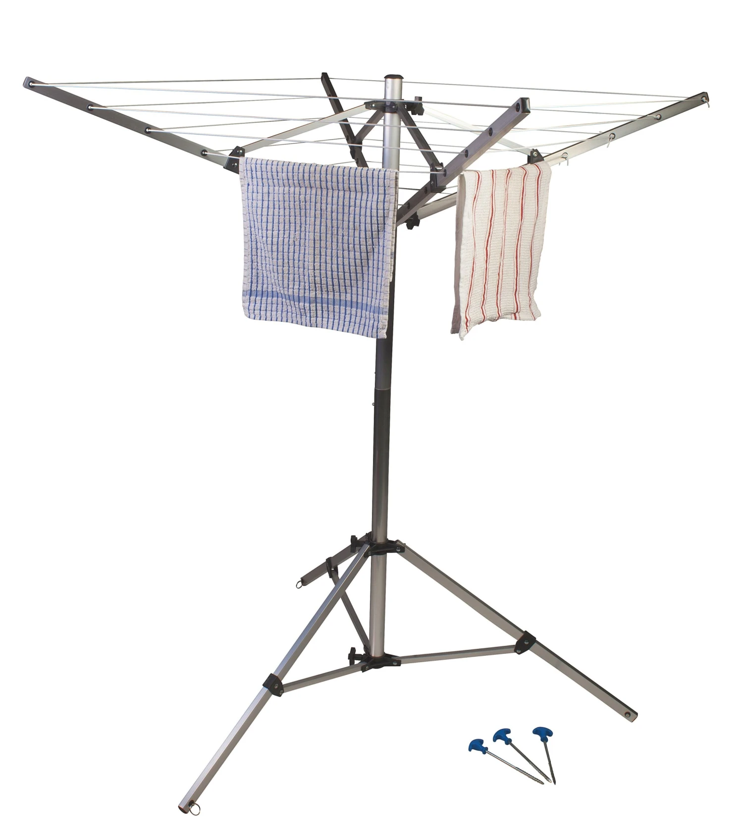 Kampa Rotary 4 Arm Folding Airer 3 Kampa Rotary 4 Arm Folding Airer