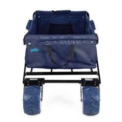 Yello Folding Beach Trolley -Vango || Kampa || Outwell Sales Store BGG1675 yello foldable trolley blue front copy