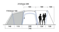 Outwell Airville 6SA Air Tent 2022 -Vango || Kampa || Outwell Sales Store GetImage 18