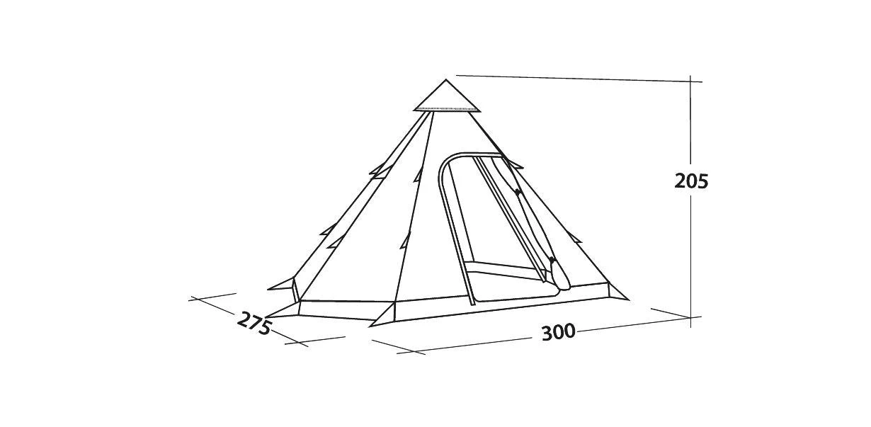 Easy Camp Bolide 400 Tipi Tent 4 Easy Camp Bolide 400 Tipi Tent - Image 2