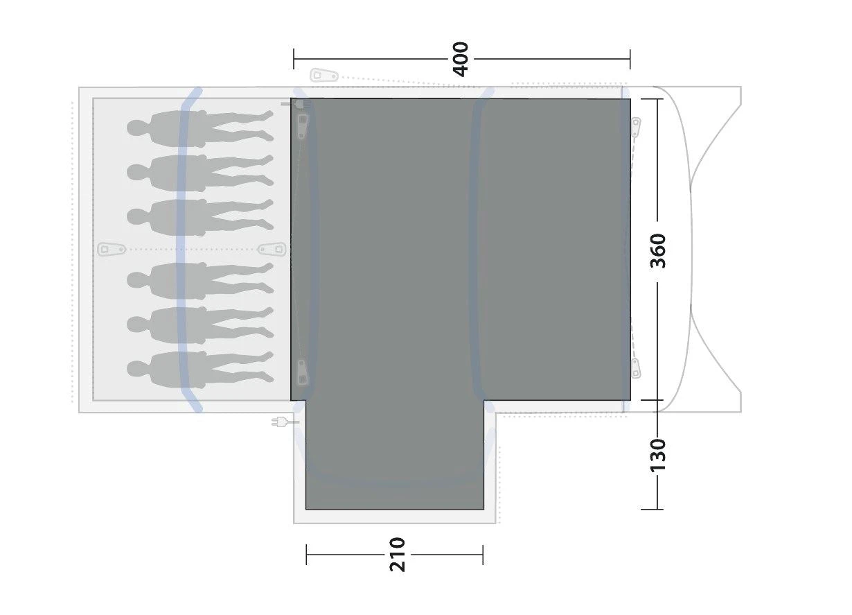 Outwell Knoxville 7sa Woven Carpet 5 Outwell Knoxville 7sa Woven Carpet - Image 3