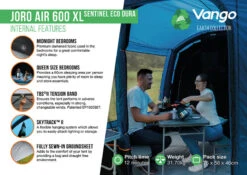 Vango Joro Air 600XL Sentinel Eco Dura Tent -Vango || Kampa || Outwell Sales Store Joro Air 600XL SED2 small