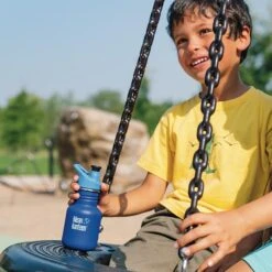 Klean Kanteen Kid Classic Sport Bottle 355ml - Jelly Fish -Vango || Kampa || Outwell Sales Store K12CPPS SU boy bottle playground tire lifestyle 21bcb7da 2896 4acf b88c 6d0008daea23