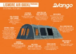 Vango Lismore Air 600XL Tent Package 19 Vango Lismore Air 600XL Tent Package -Vango || Kampa || Outwell Sales Store Lismore Air 600XL Package