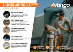 Vango Lismore Air 700DLX Tent Package -Vango || Kampa || Outwell Sales Store Lismore Air 700DLX Package2