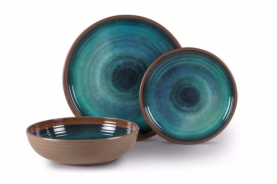 Kampa Java 12 Piece Melamine Dinner Set 3 Kampa Java 12 Piece Melamine Dinner Set