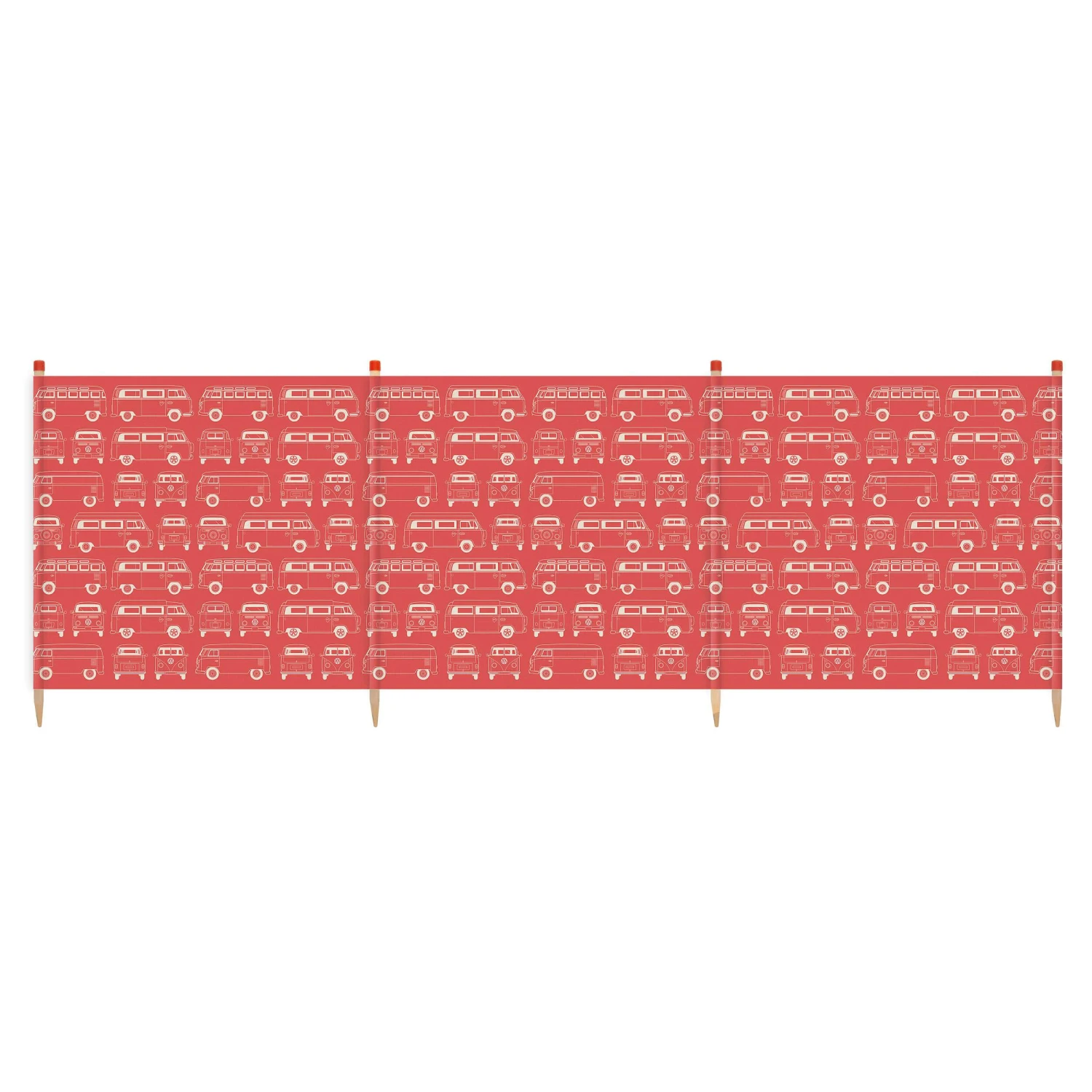 VW Yello 4 Pole Windbreak (RED) 3 VW Yello 4 Pole Windbreak (RED)