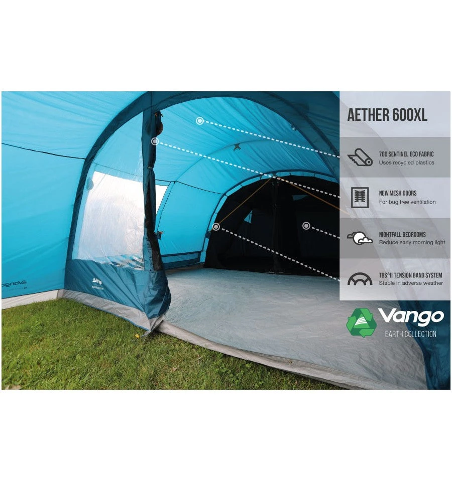 Vango Aether 600XL Poled Tent 7 Vango Aether 600XL Poled Tent - Image 5
