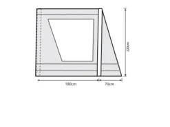 Outdoor Revolution Airedale 7SE And 9SE Front Porch Extension -Vango || Kampa || Outwell Sales Store airedale 7se 9se front porch extension floorplan 1