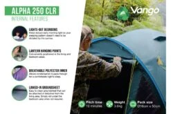 Vango Alpha 250 CLR Tent -Vango || Kampa || Outwell Sales Store alpha 250 clr 3