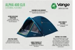 Vango Alpha 400 CLR Tent -Vango || Kampa || Outwell Sales Store alpha 400 clr 2