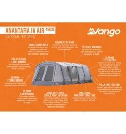 Vango Anantara IV Air 450XL Tent 13 Vango Anantara IV Air 450XL Tent -Vango || Kampa || Outwell Sales Store anantara iv air 450xl 3