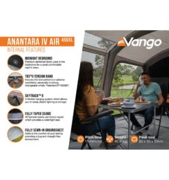Vango Anantara IV Air 450XL Tent 12 Vango Anantara IV Air 450XL Tent -Vango || Kampa || Outwell Sales Store anantara iv air 450xl 7