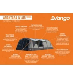 Vango Anantara IV Air 650XL Tent 15 Vango Anantara IV Air 650XL Tent -Vango || Kampa || Outwell Sales Store anantara iv air 650xl 3