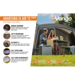 Vango Anantara IV Air TC 650XL Tent -Vango || Kampa || Outwell Sales Store anantara iv air tc 650xl 9