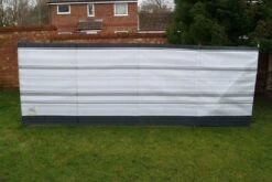 Blue Diamond 7 Pole Grey Windbreak -Vango || Kampa || Outwell Sales Store blue diamond grey 5 pole windbreak norwich camping