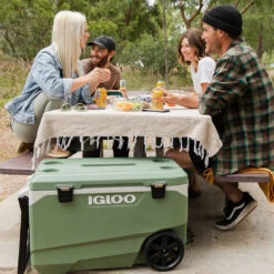 Igloo ECOCOOL Latitude 90 QT Roller Cooler -Vango || Kampa || Outwell Sales Store ecocool latitude roller
