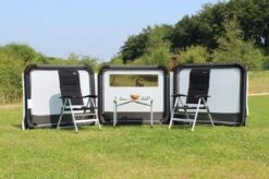 Outdoor Revolution Oxygen 3 Panel Windbreak -Vango || Kampa || Outwell Sales Store oxygen 3 windbreak hero 1