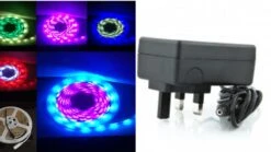 5M Flag Pole Pre-Set Digital Led Dream Lights Strip -Vango || Kampa || Outwell Sales Store pole light mains