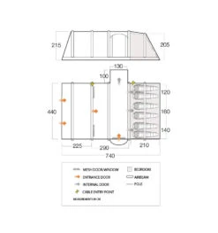 Vango Rome II 650XL Airbeam Tent - With Free Footprint 18 Vango Rome II 650XL Airbeam Tent - With Free Footprint -Vango || Kampa || Outwell Sales Store rome ii air 650xl