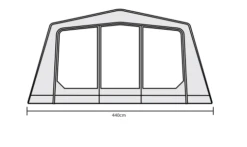 Outdoor Revolution O-zone Safari Front Porch Extension -Vango || Kampa || Outwell Sales Store safari extension floorplans 3