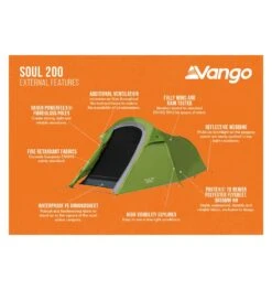 Vango Soul 200 Tent 10 Vango Soul 200 Tent -Vango || Kampa || Outwell Sales Store soul 200 2